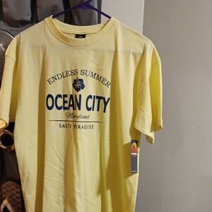 Endless Summer Ocean City Graphic Tee - Yellow